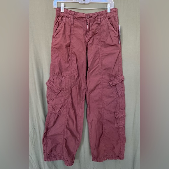 BDG Urban Outfitters Y2K low rise brown cargo pants - size S - Picture 1 of 5